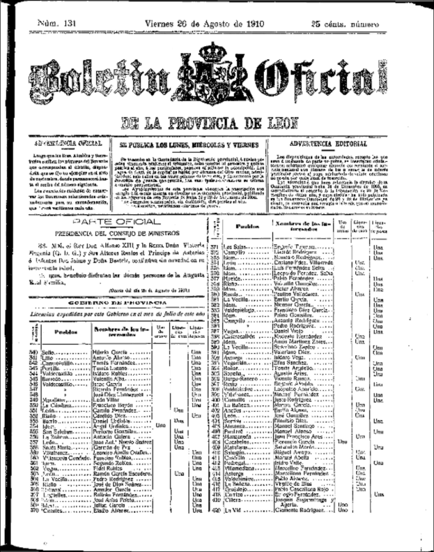 Schwarzes und weißes Foto einer Zeitung mit einer Liste von Elementen, einschließlich Text und Logo, die auf eine Redaktion hindeuten.